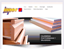 Tablet Screenshot of cajonerasinper.com